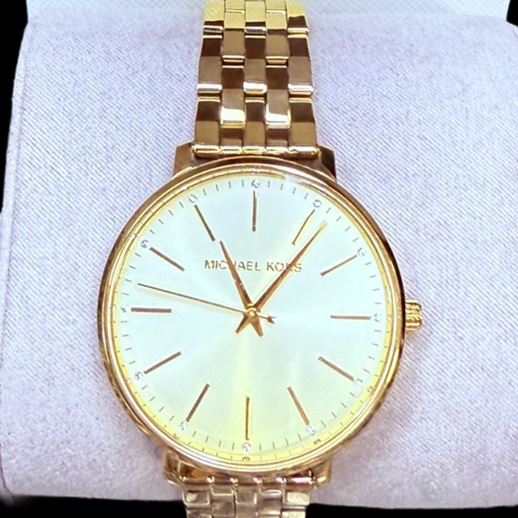 Michael Kors Gold-Tone Bracelet Watch - Picture 1 of 6